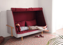 cubebreaker: Designer Goula Figeura’s Orwell day bed lets you easily shut yourself off from…